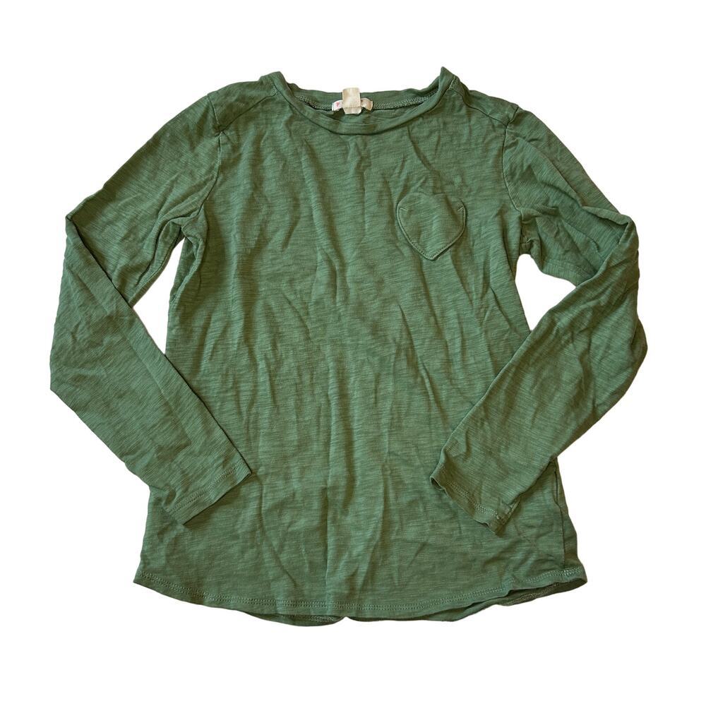 Crewcuts Green Heart Top 8-9Y